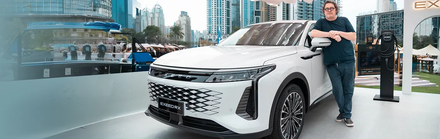 EXEED presented the RX Plug-In Hybrid for the first time at Taste of Dubai